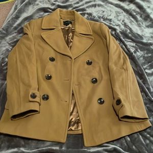 Tan pea coat